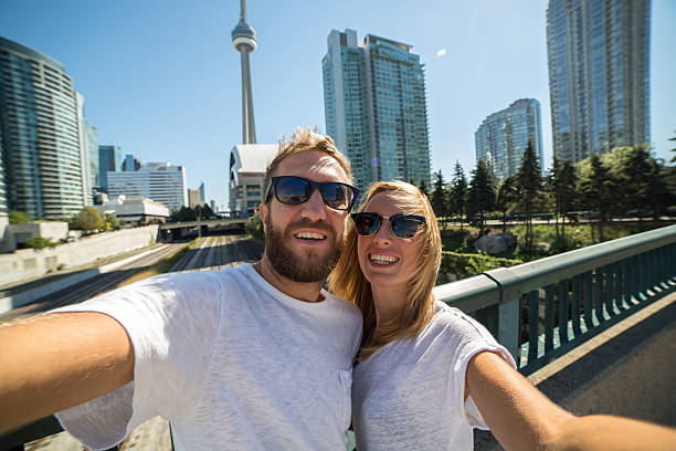 Happy Canadian couple